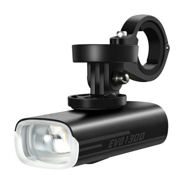 Fanalino anteriore a led bianco EVO 1300 USB-C con telecomando (montaggio inferiore)